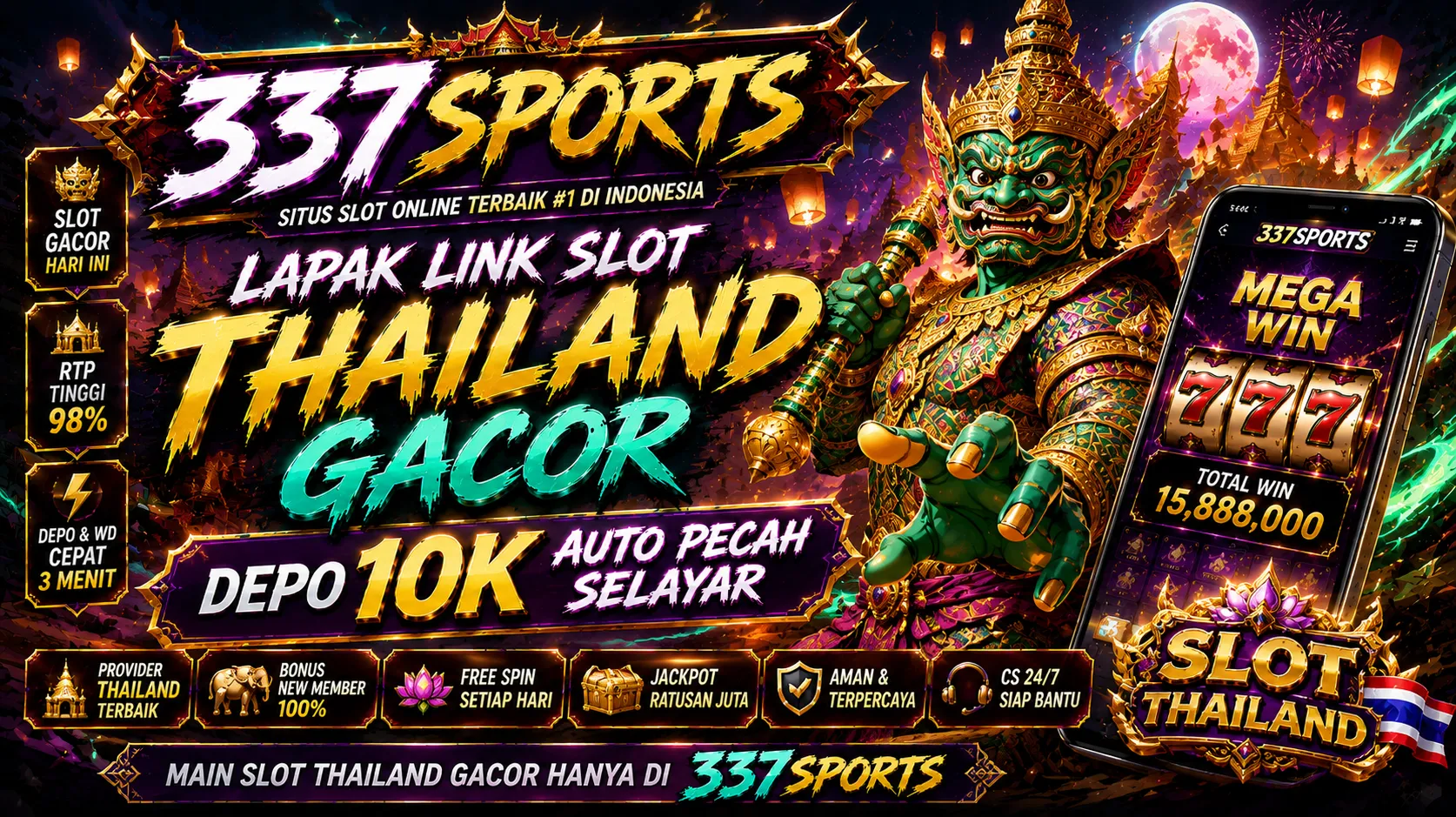 337sports: Your Safe, Secure & Certified Online Slot Haven